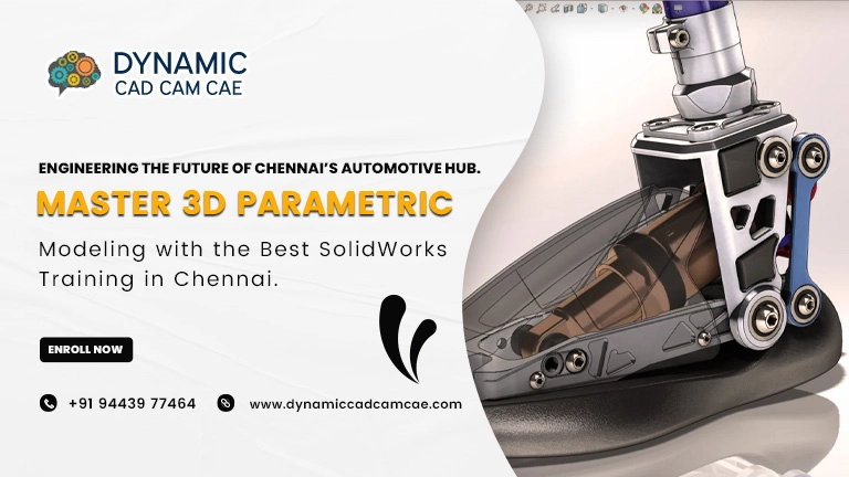 engineering the future of chennai’s automotive hub. master 3d parametric modeling with the best solidworks training in chennai
