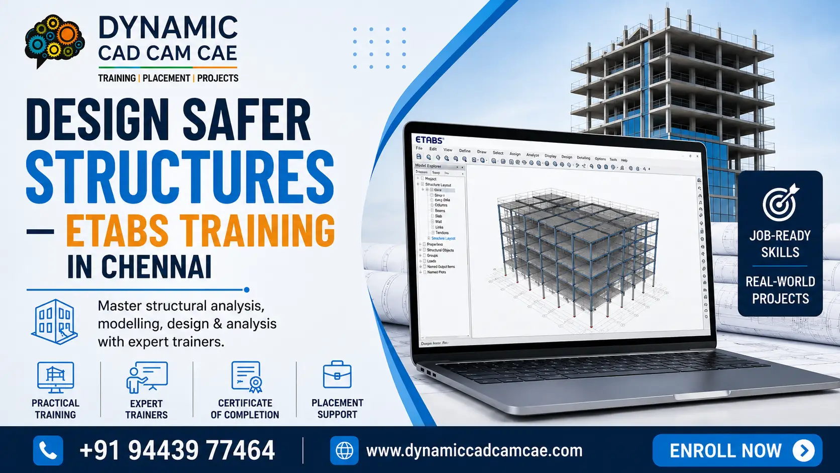 design safer structures — etabs training in chennai