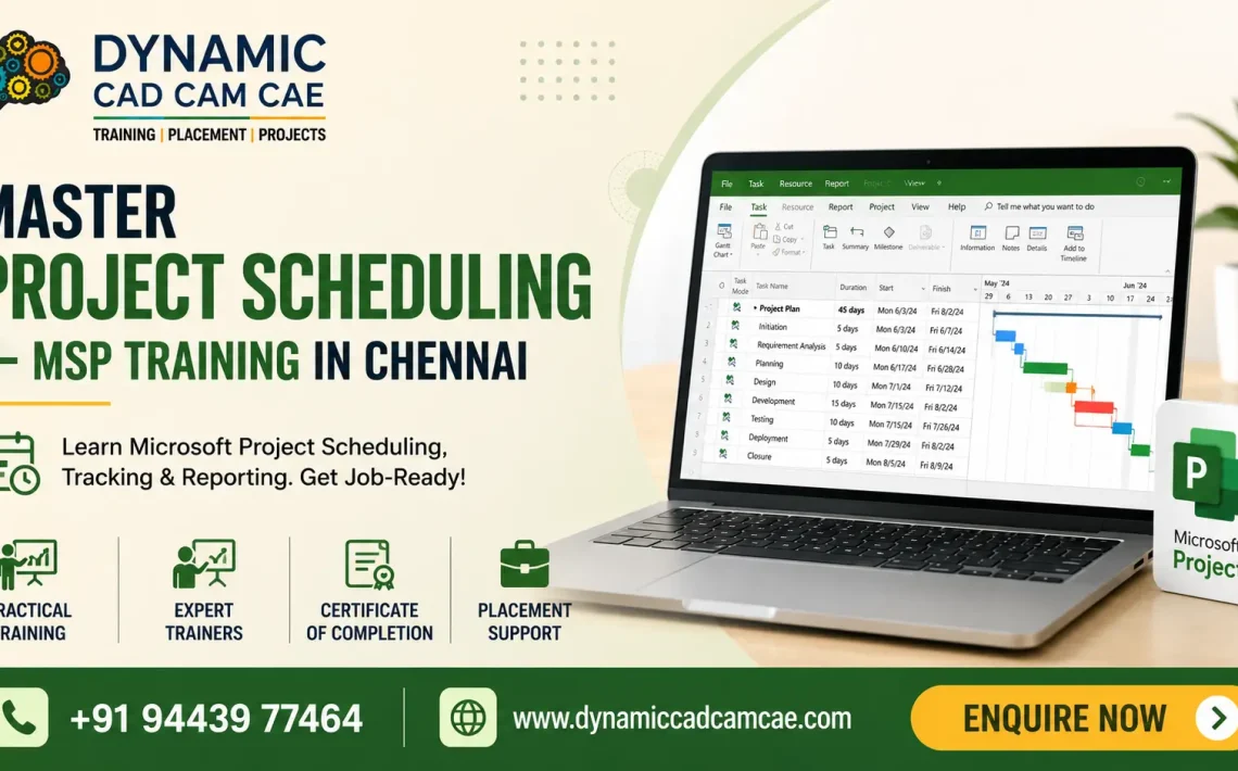 master project scheduling msp training in chennai