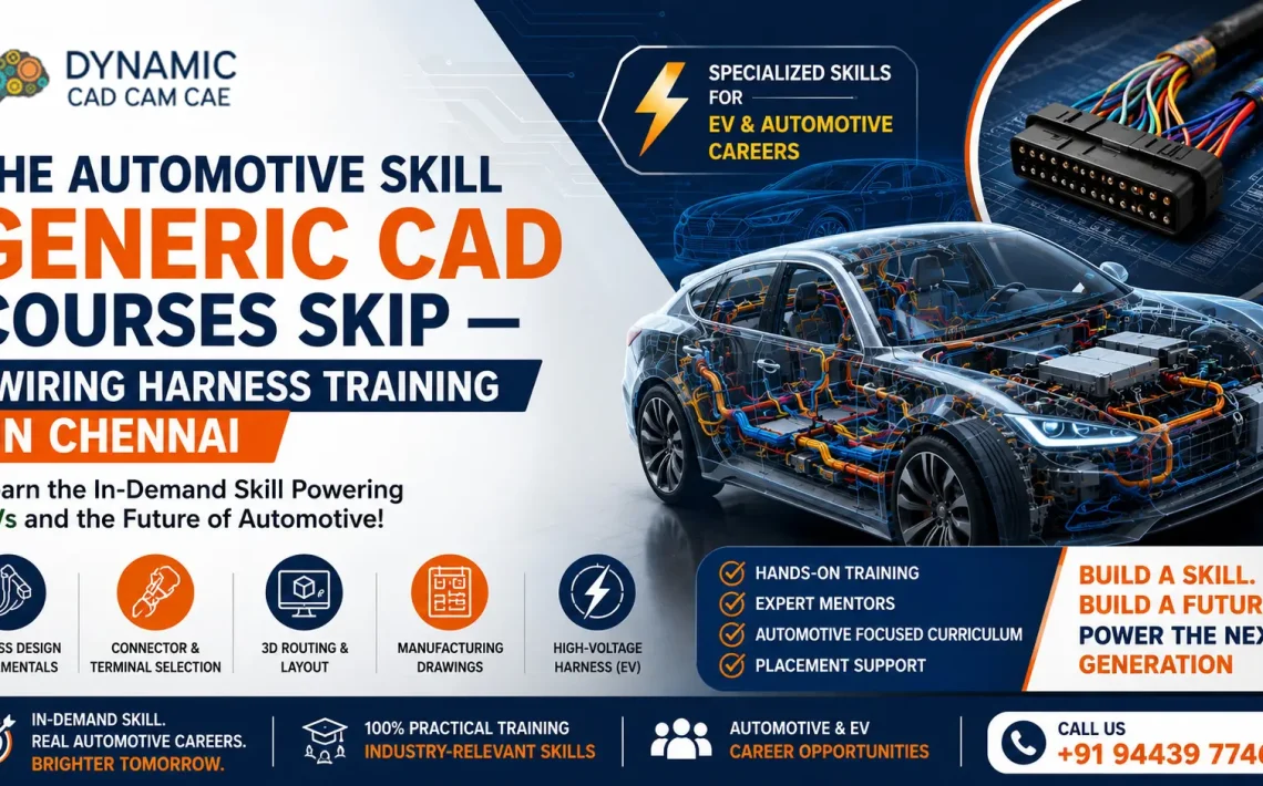 the automotive skill generic cad courses skip — wiring harness training in chennai
