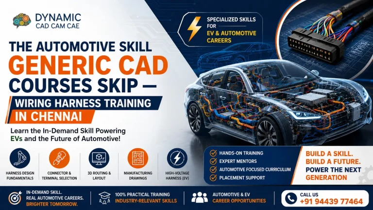 the automotive skill generic cad courses skip — wiring harness training in chennai