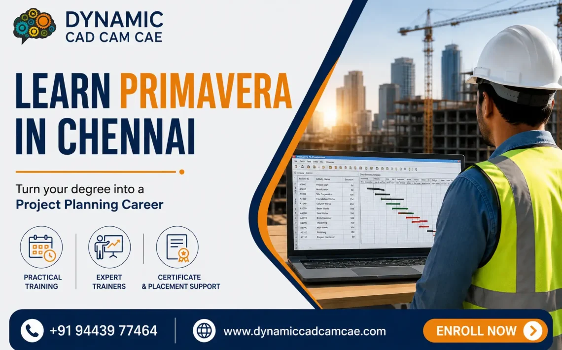turn your degree into a project planning career — learn primavera in chennai