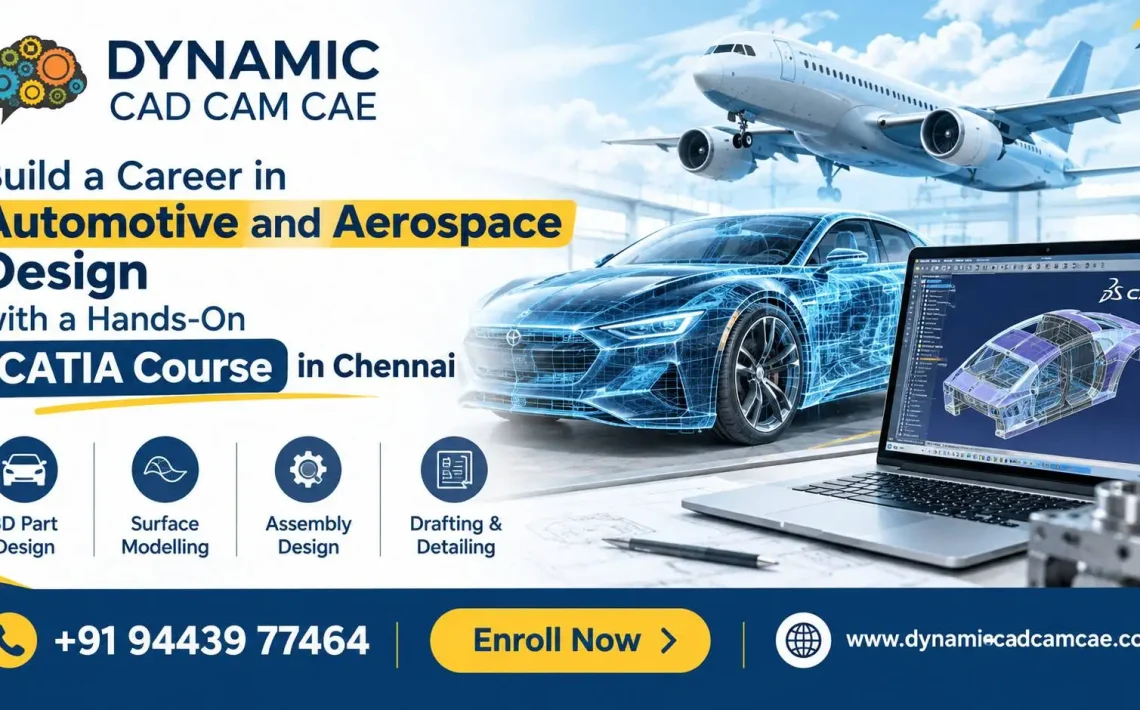 build a career in automotive and aerospace design with a hands-on catia course in chennai