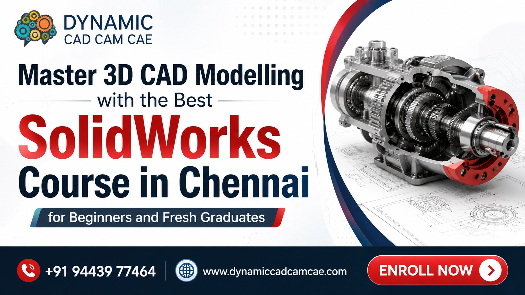 master 3d cad modelling with the best solidworks course in chennai for beginners and fresh graduates