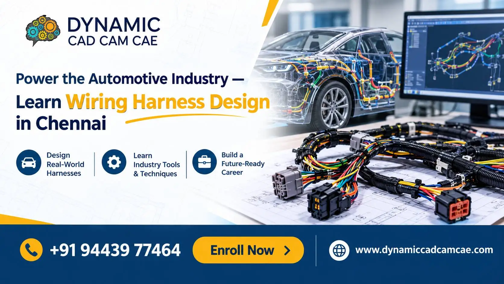power the automotive industry — learn wiring harness design in chennai