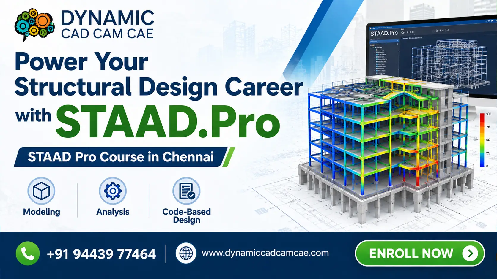 power your structural design career with staad.pro