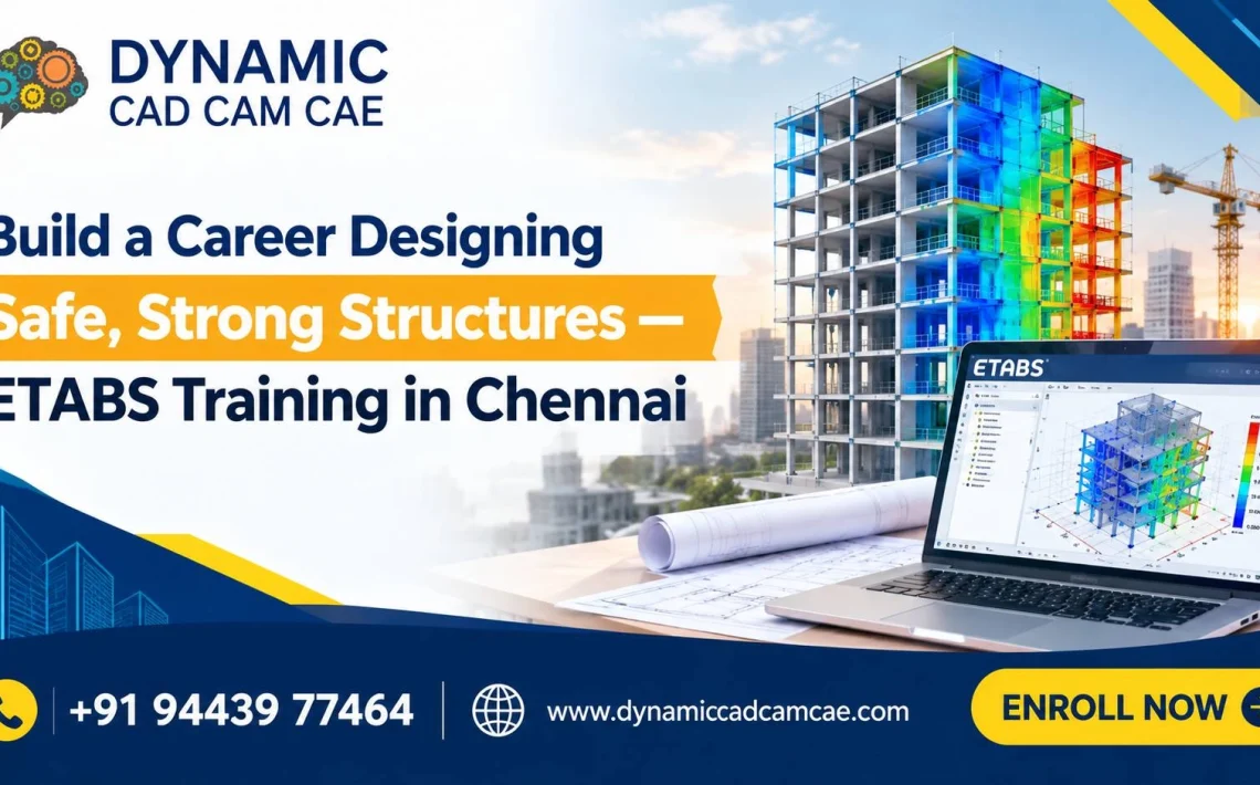 build a career designing safe, strong structures — etabs training in chennai