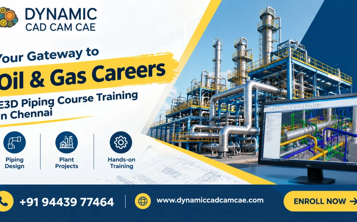 your gateway to oil & gas careers — e3d piping course training in chennai